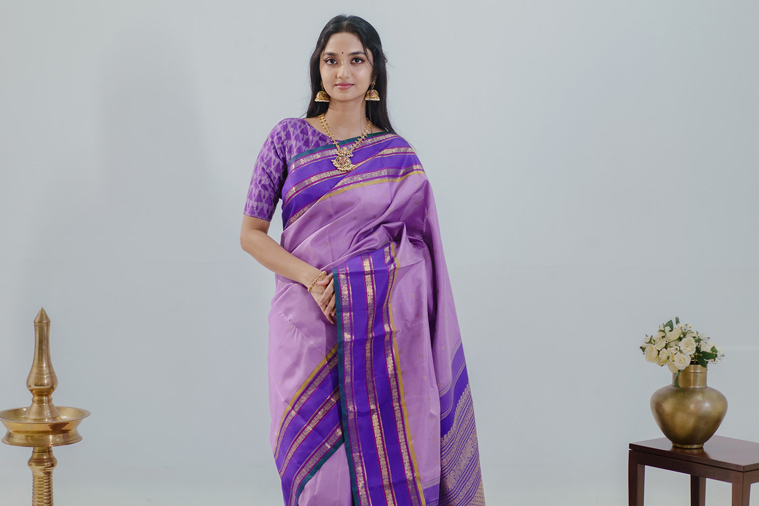 5 TRENDING COLORS IN KANCHI SILK SAREES FOR THE WEDDING SEASON