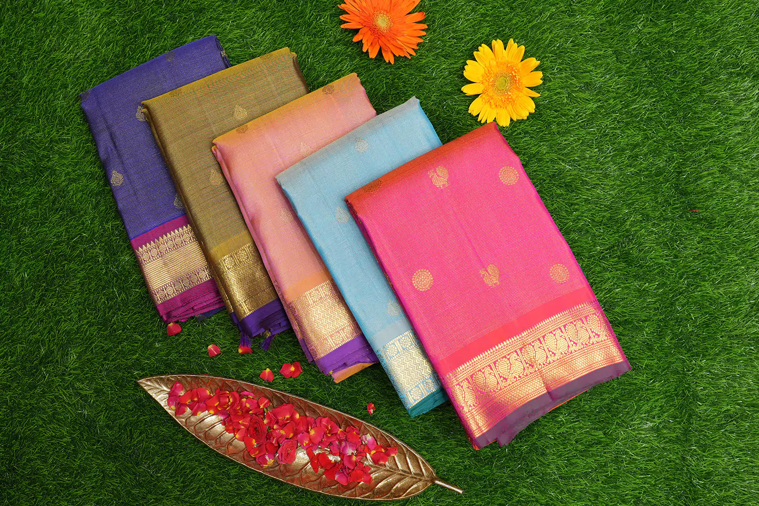 Paripoorna collection – The pure zari kanchipuram silk sarees apt for a bride