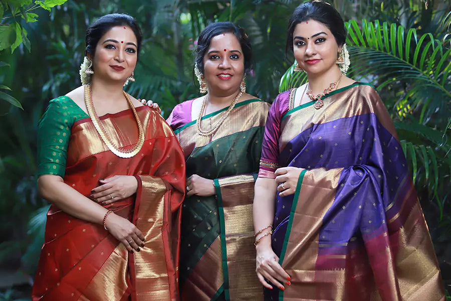 Silk Sarees Online : Pure Kanchipuram Pattu Saree
