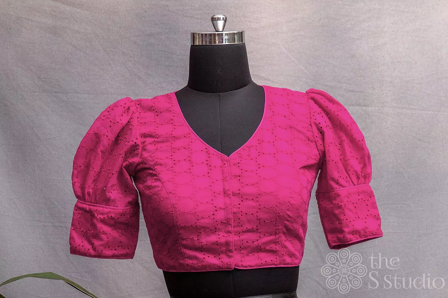 Rani pink hakoba cotton readymade blouse