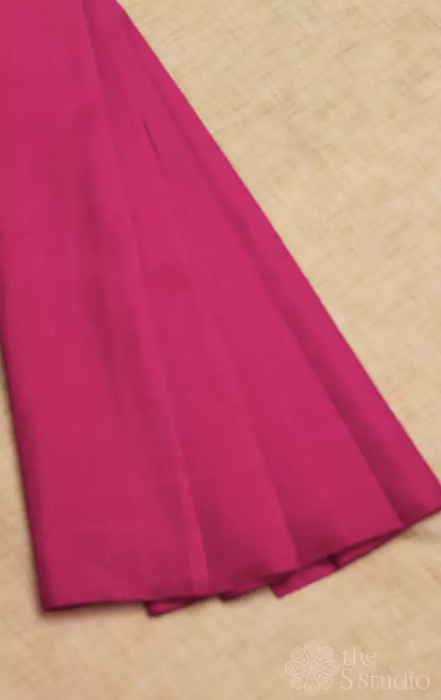 Maroon kanchi silk blouse material