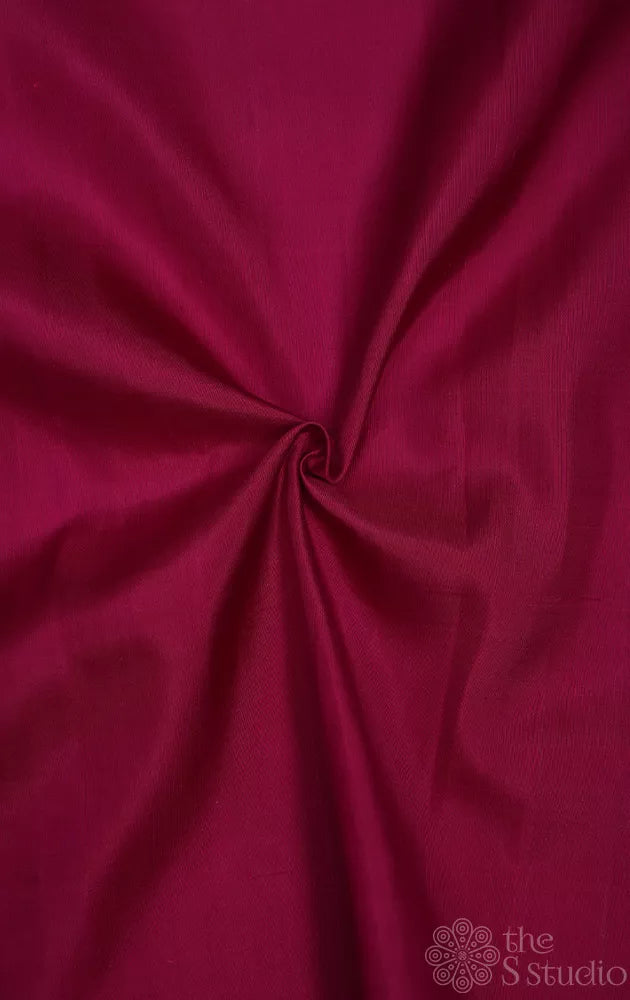 Maroon kanchi silk blouse material