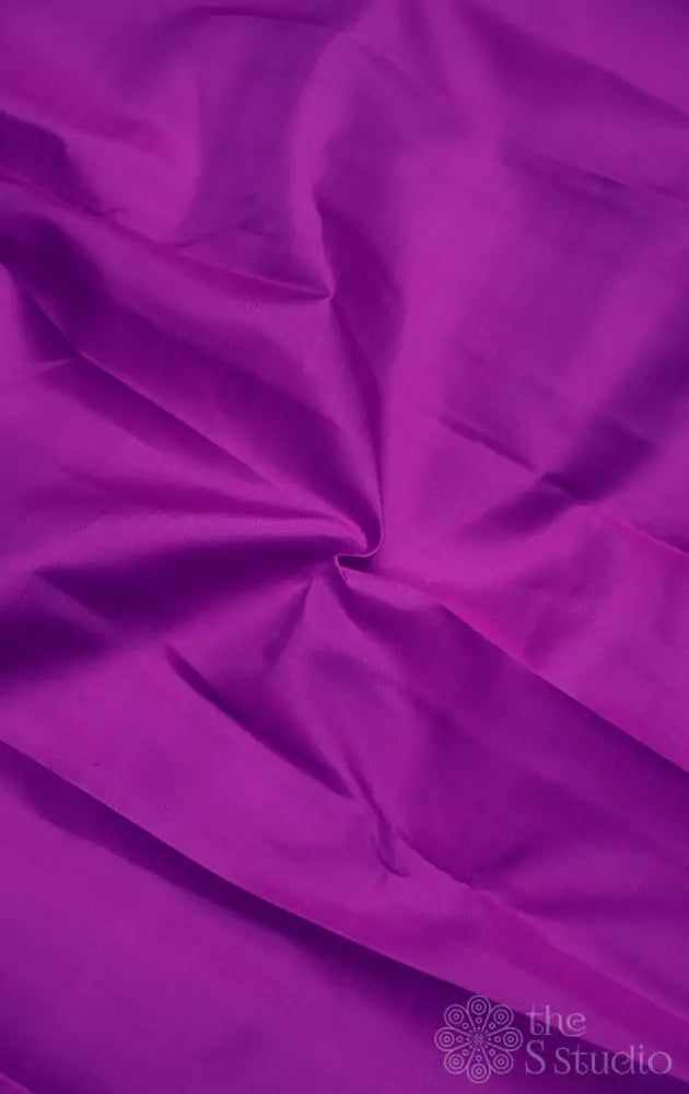 Magenta kanchi silk blouse material