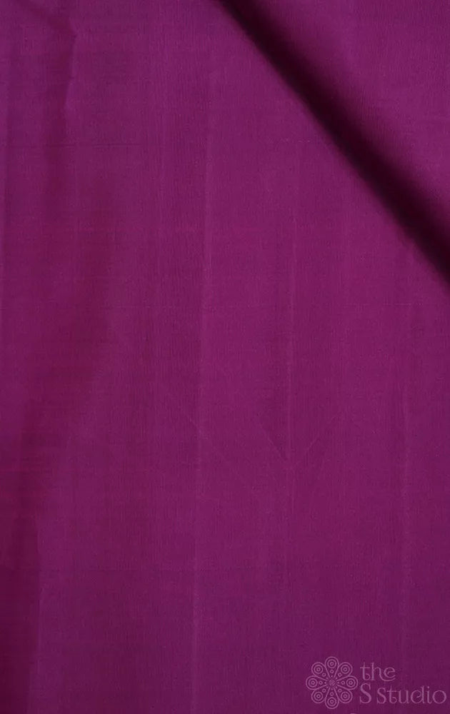 Magenta kanchi silk blouse material