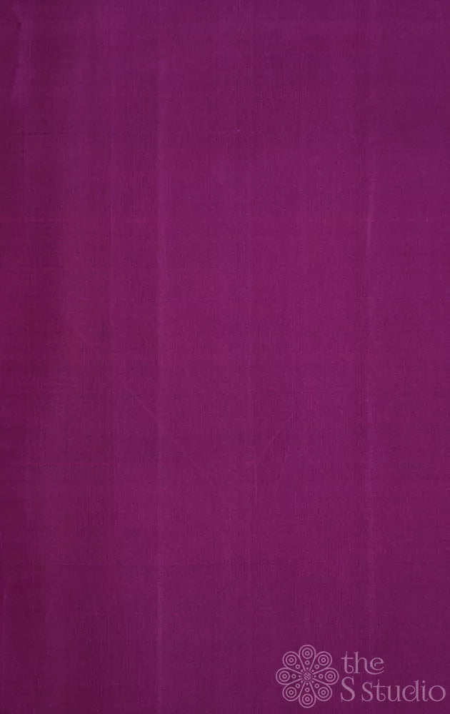 Magenta kanchi silk blouse material