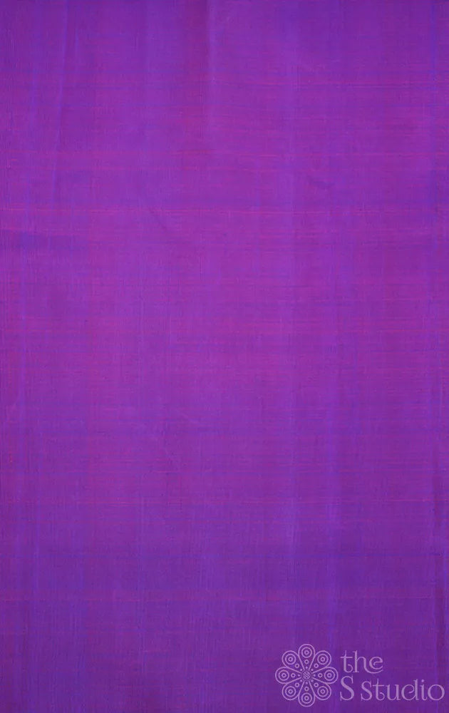 Purple kanchi silk blouse material