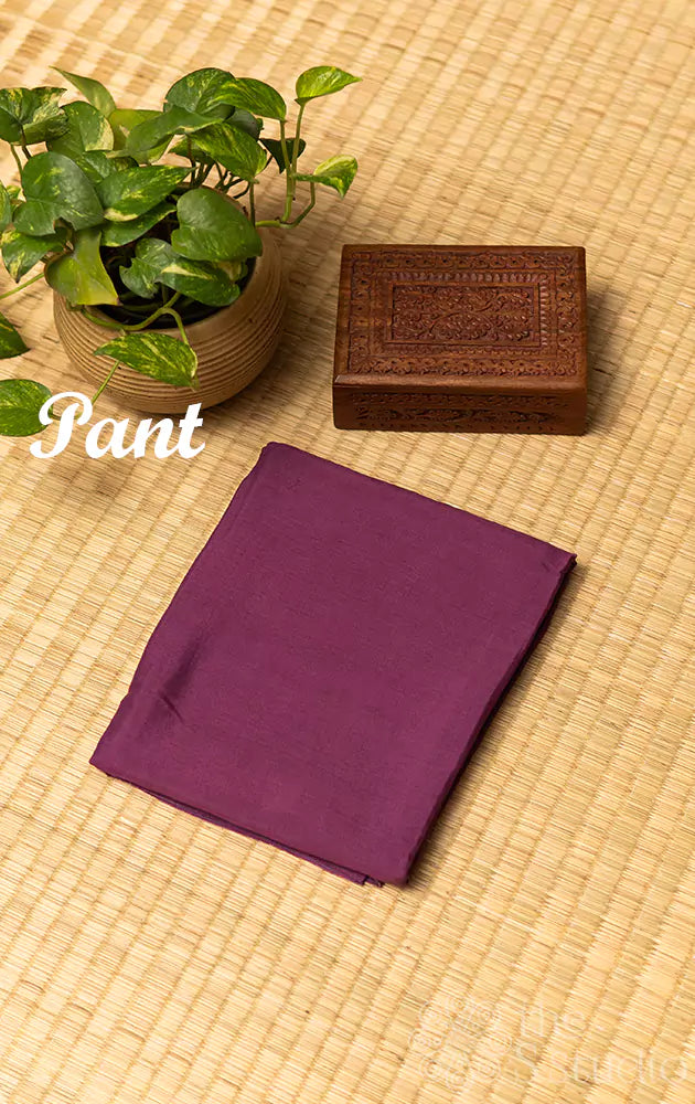 Off white linen salwar suit with matching dupatta