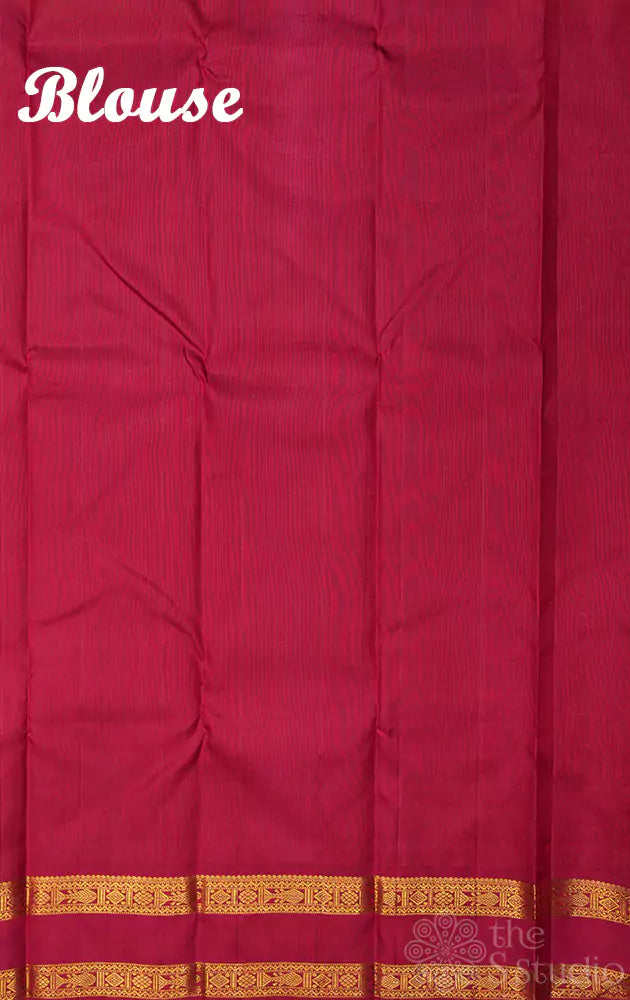 Mango yellow kanchi silk saree with ganga jamuna border