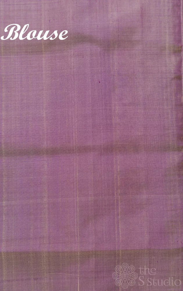 White patola saree with woven bird motifs