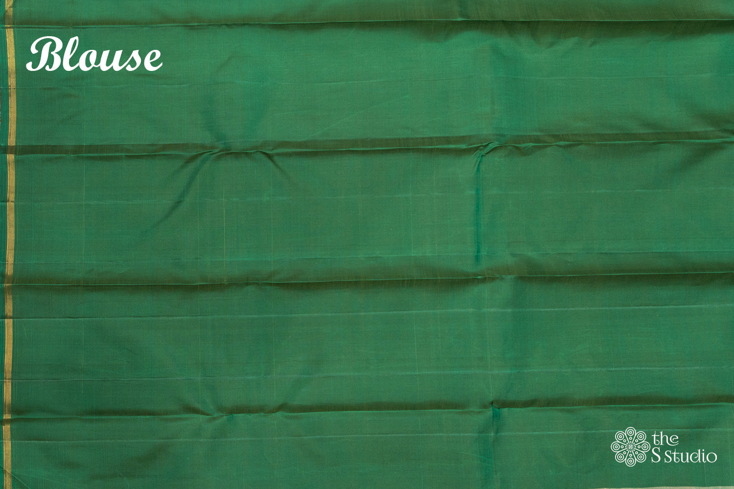 Lavendar and green half and half kanjivaram saree