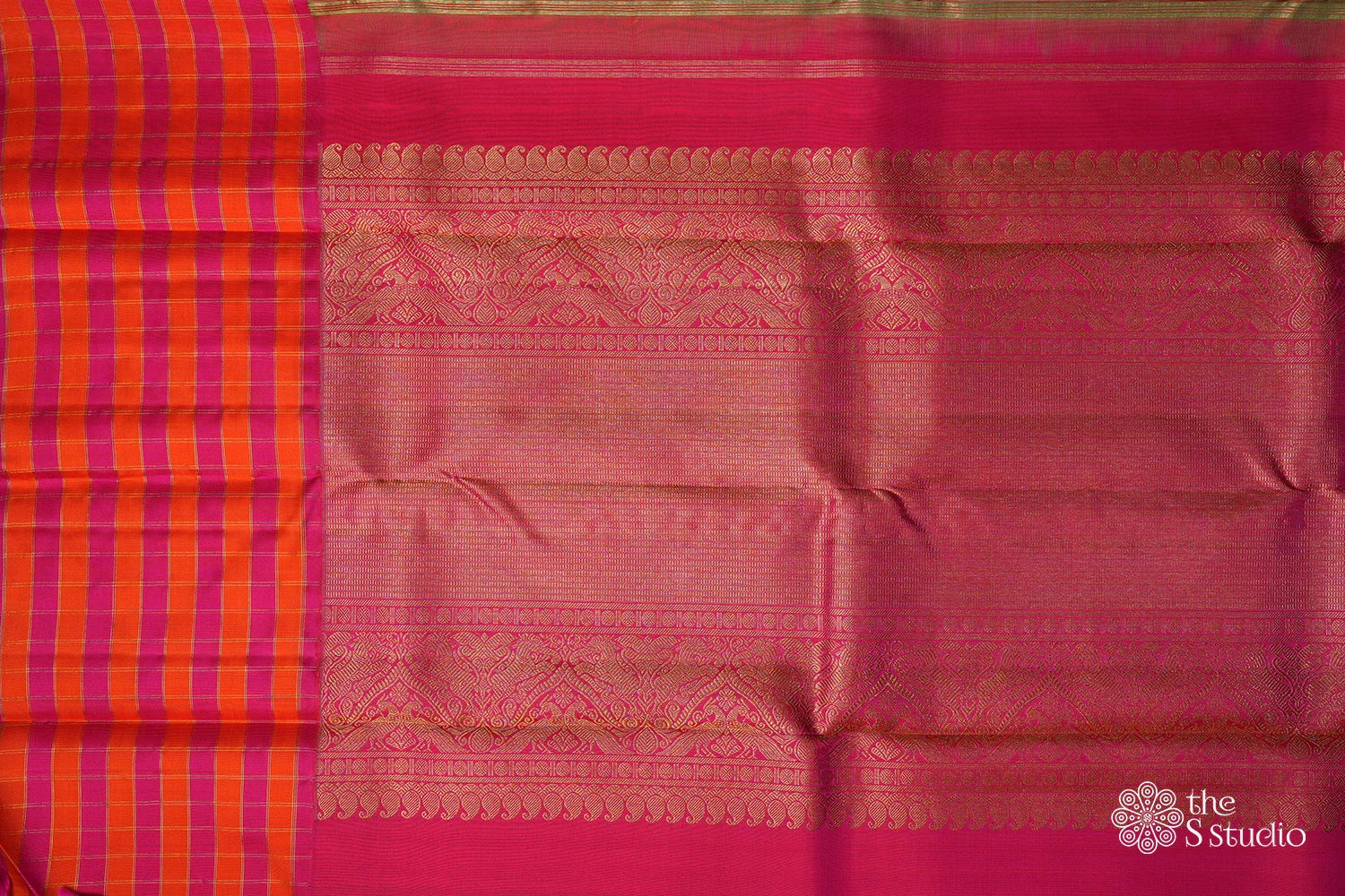 green kanchipuram silk saree