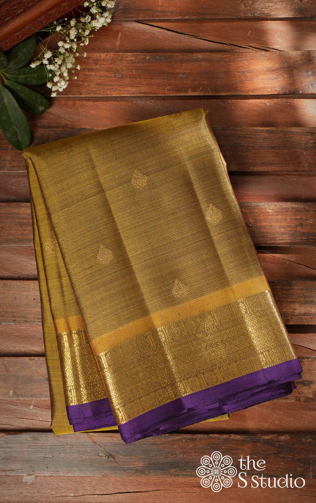 Vaira Oosi Kanchi silk saree – The Heritage Kanchipuram