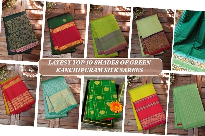 Latest Top 10 Shades of Green Kanchipuram Silk Sarees in India