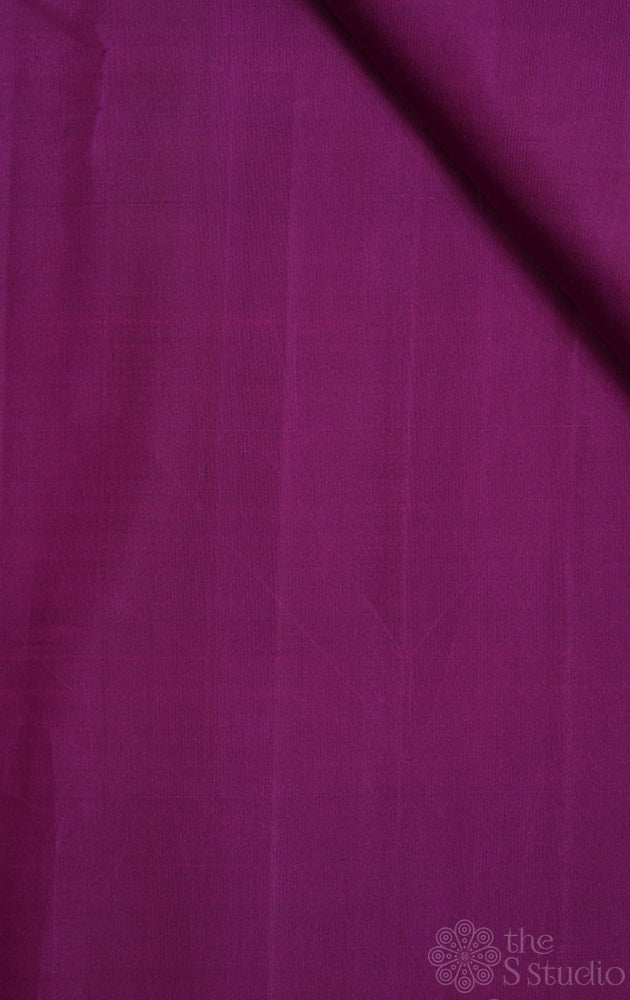 Magenta kanchi silk blouse material