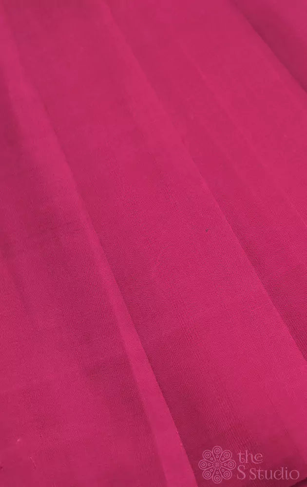 Maroon kanchi silk blouse material