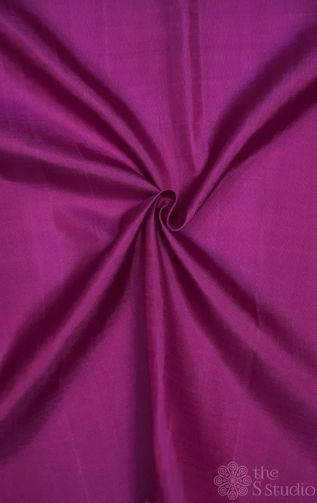 Magenta kanchi silk blouse material
