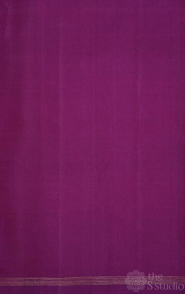 Magenta kanchi silk blouse material