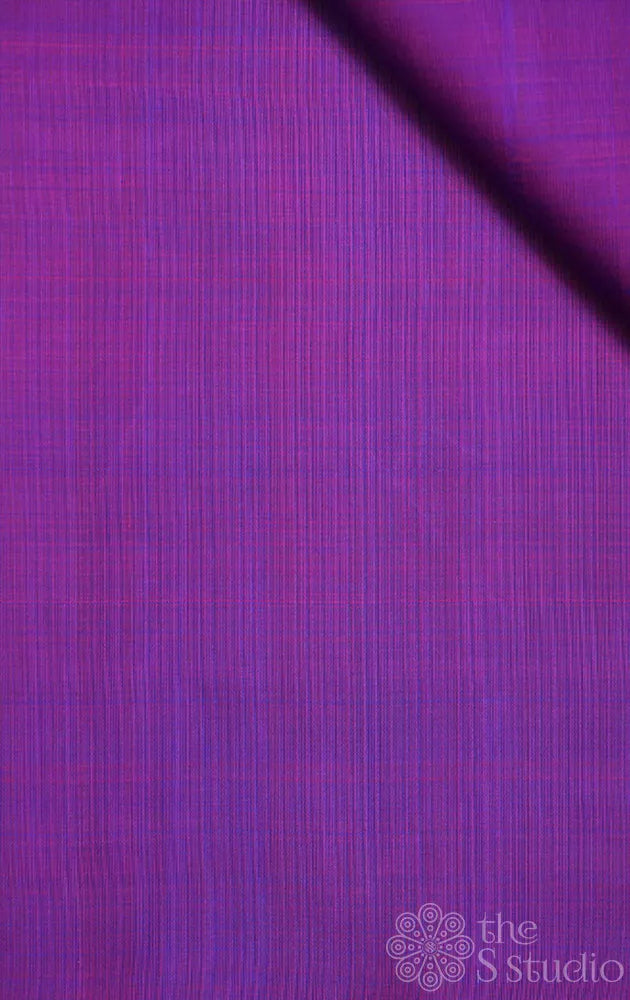 Purple kanchi silk blouse material