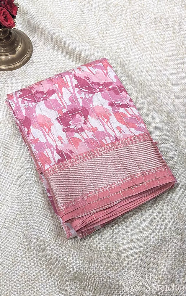 Semi silk saree with antique zari border - Pack of 3
