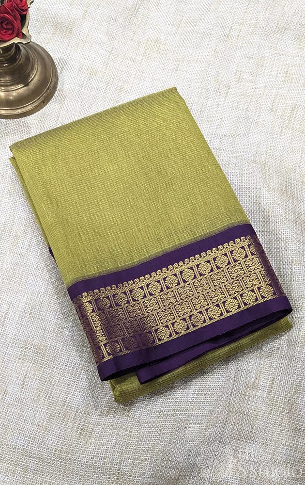 Semi silk saree with vairaoosi zari lines - Pack of 5