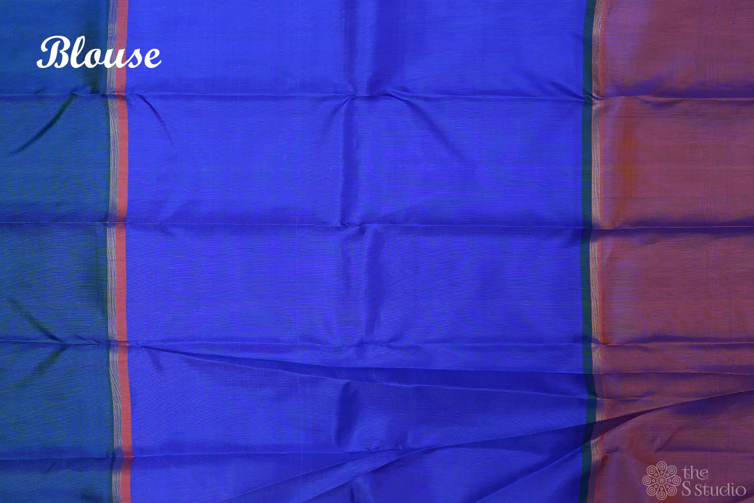 Blue mubbhagam kanjivaram silk saree