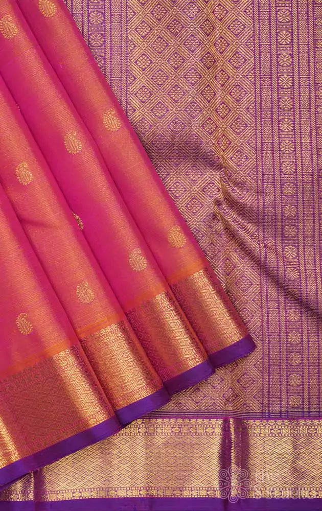 Pastel Peach Color Zari Kanjeevaram Silk Saree - Mohi Fashion at Rs  4300.00, Visakhapatnam | ID: 2851941184573