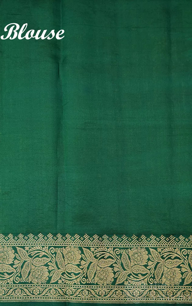 Pale yellow lightweight katan banarasi silk saree