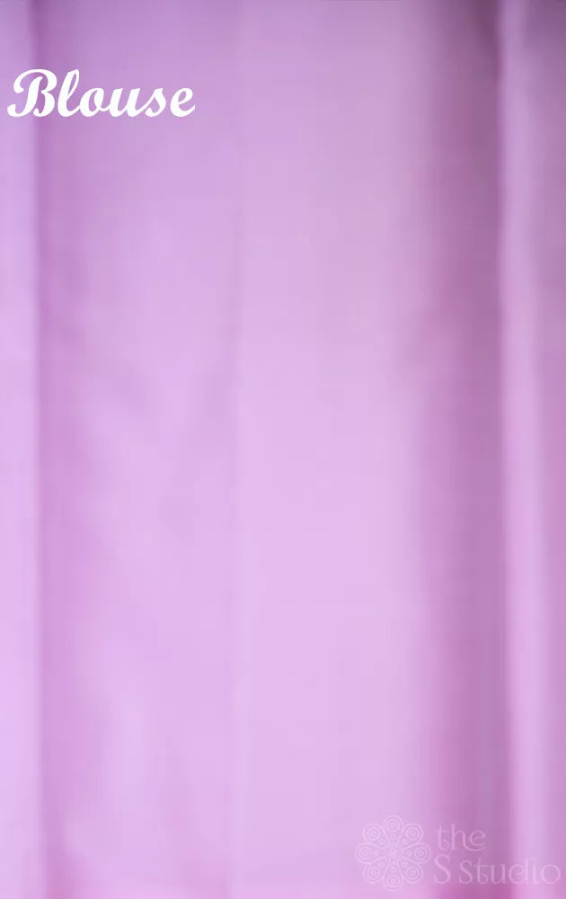 Red soft silk saree with pink border