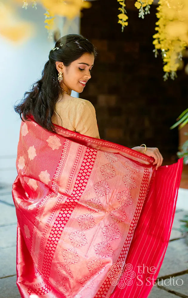 Chenderi sarees | latest cotton & silk chenderi sarees online from weavers  | TPCH01162