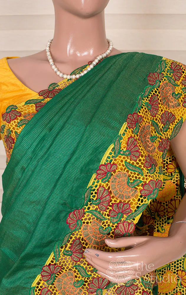 Party Pure Silk Cut Work Saree and Party Pure Silk Cut Work Sari online  shopping